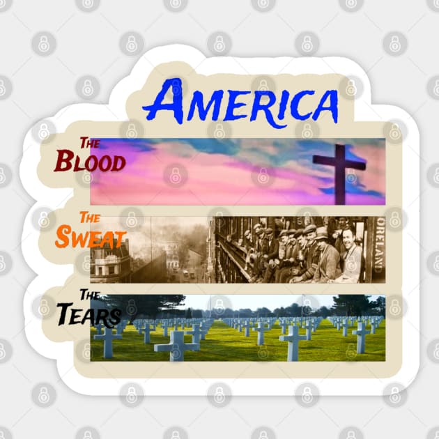 Blood Sweat and Tears Sticker by faithfamilyhomedesigns